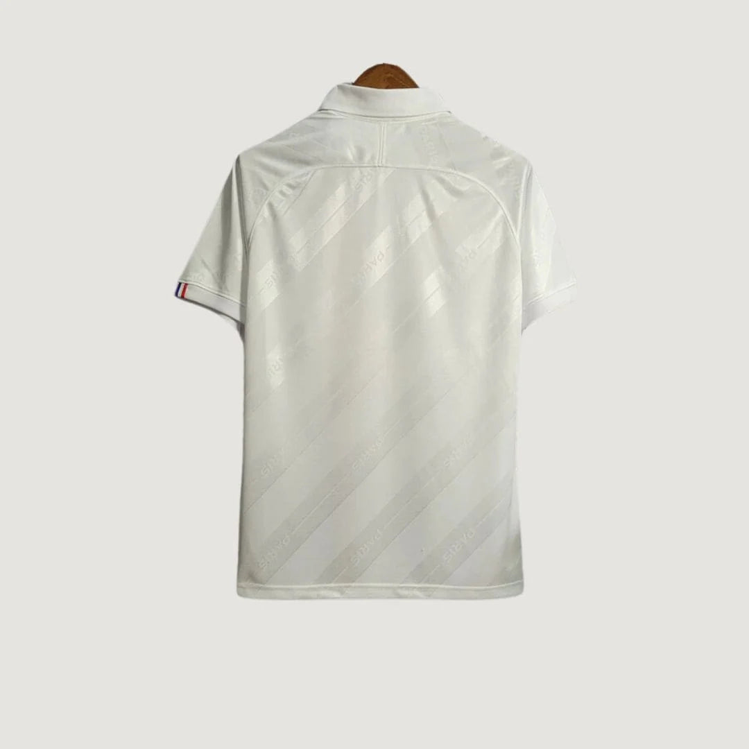 Paris Saint Germain ( PSG ) - Maillot Rétro 19/20 - Blanc