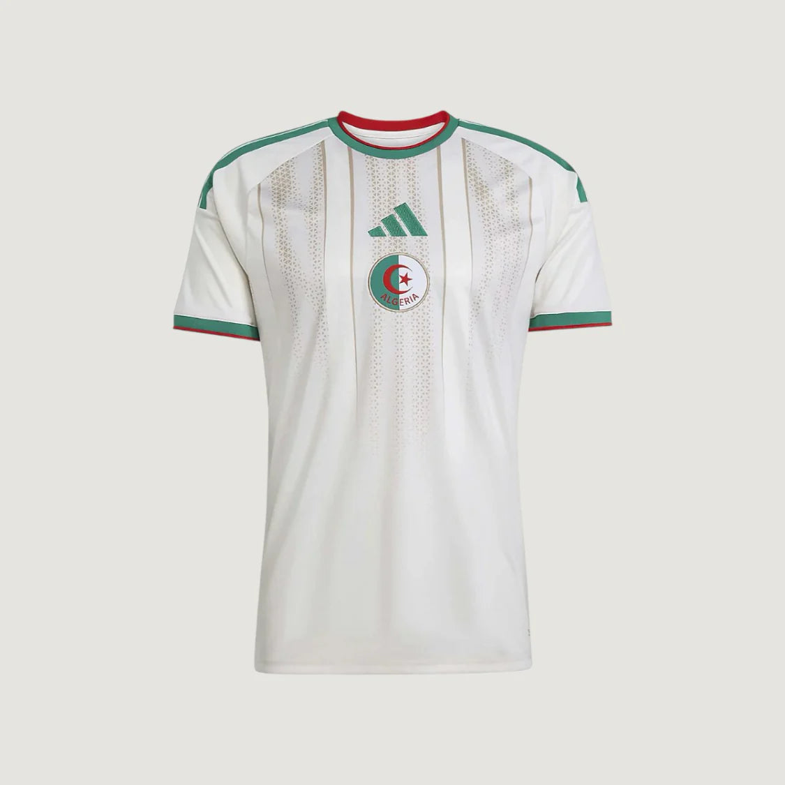 Algérie – Maillot Domicile Coupe du Monde 2026 – Blanc, Vert, Rouge