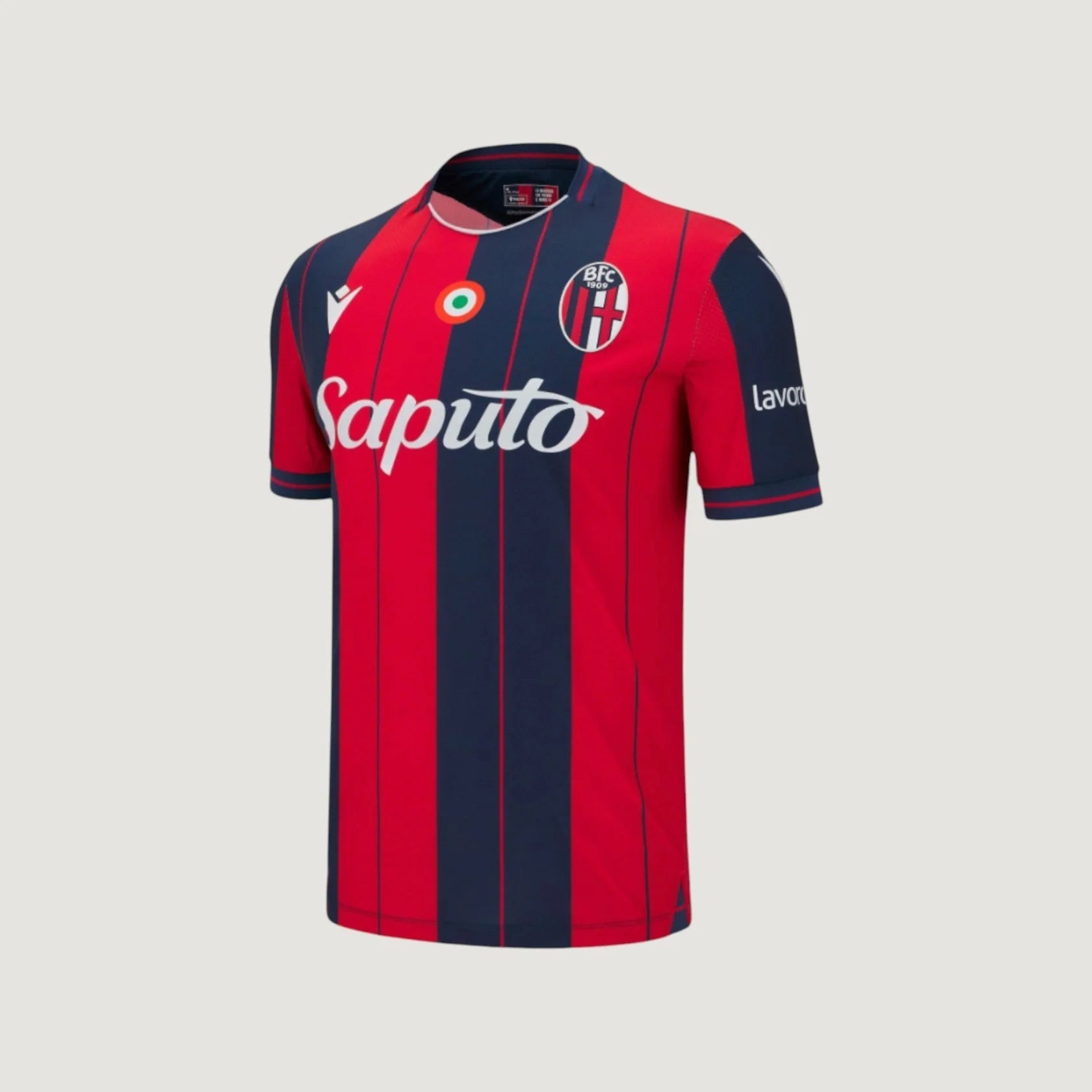 Bologne FC – Maillot Domicile 25/26 – Rouge & Bleu