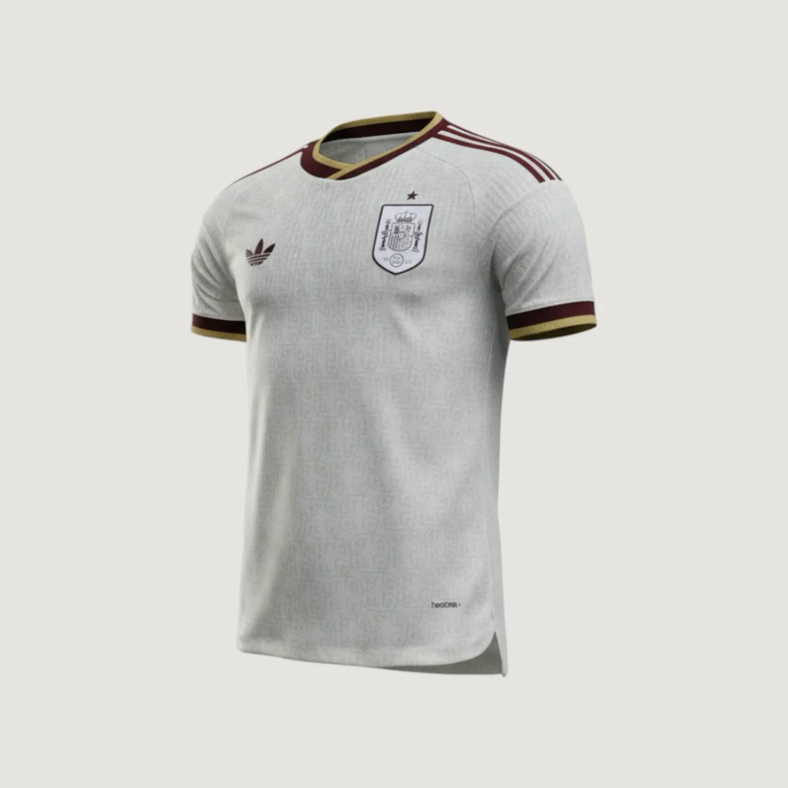 Spain – Away Jersey World Cup 2026 – Clear elegance, burgundy details
