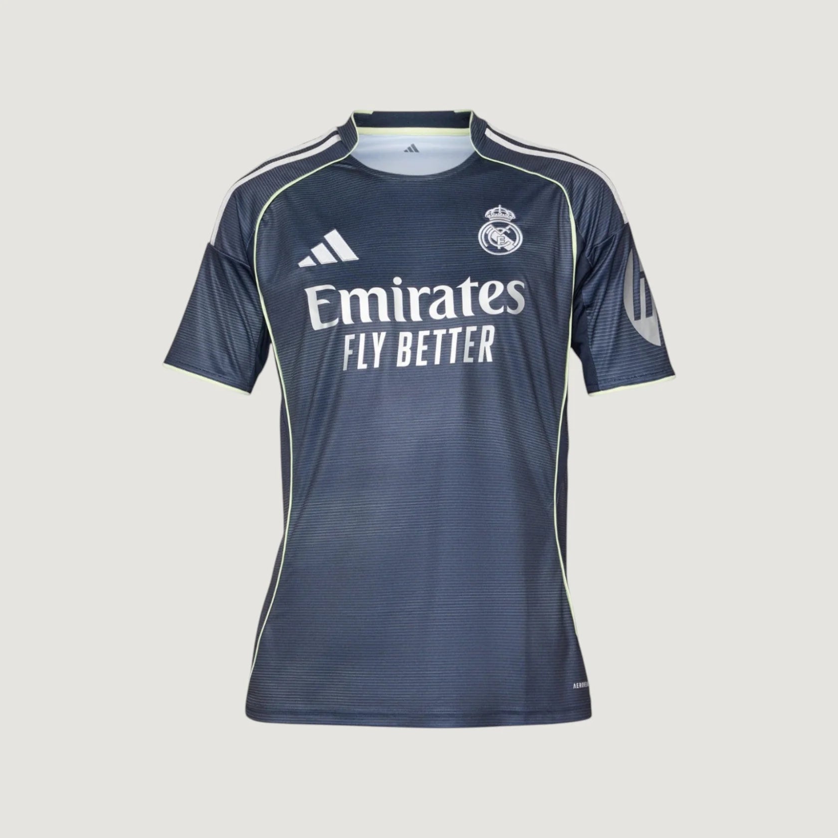 Real Madrid – Away Jersey 25/26 - Grey & White