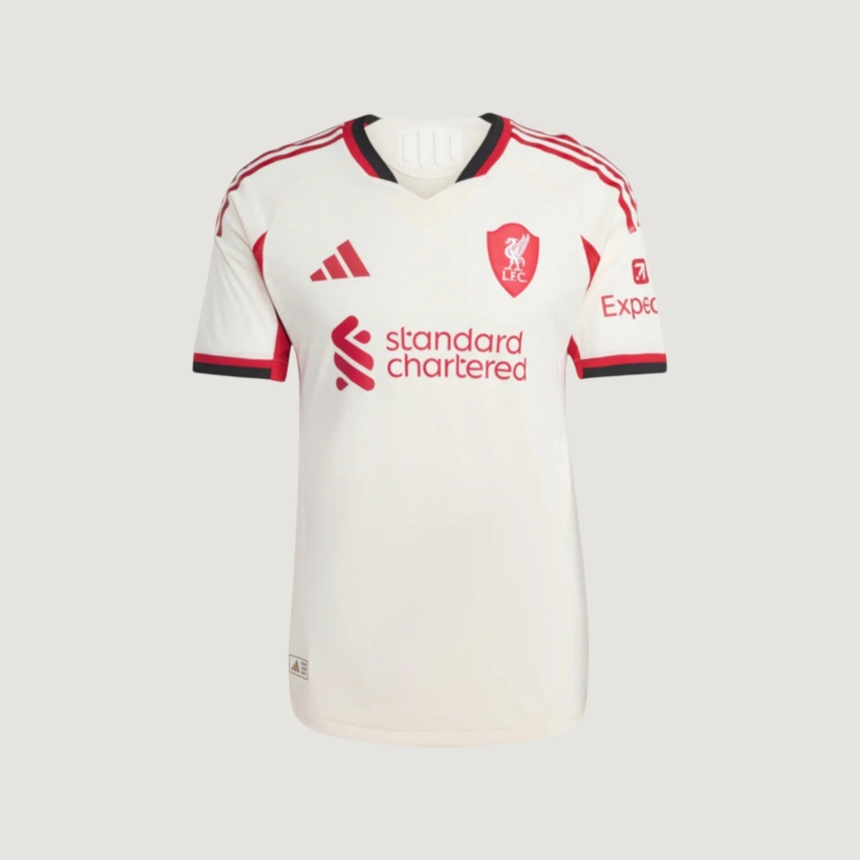 LIVERPOOL – Maillot Extérieur 25/26 – Blanc & Rouge