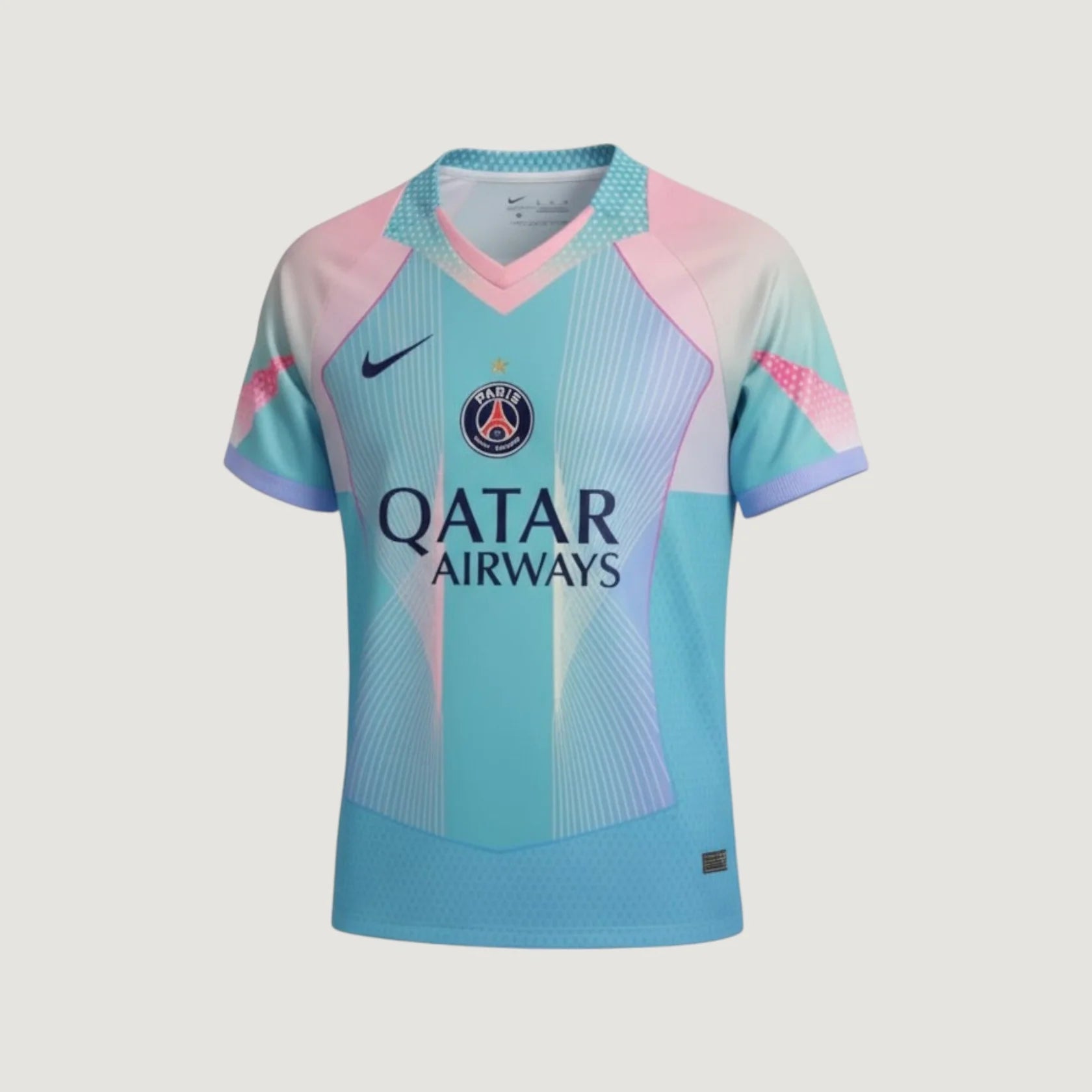 Paris Saint-Germain – Maillot Concept 2025/26 – Bleu & Rose
