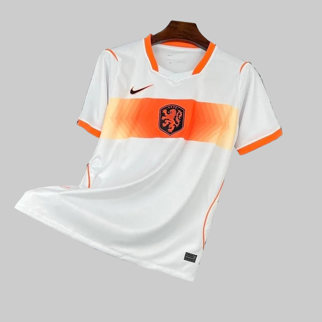 Netherlands – 2026 World Cup Away Kit – White, Orange