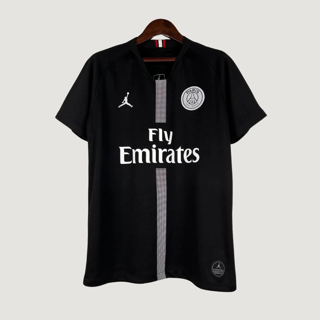 Paris Saint Germain ( PSG ) - Maillot rétro 18/19 - Noir