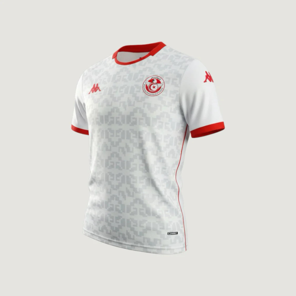 Tunisie – Maillot Extérieur Coupe du Monde 2026 – Blanc, Rouge
